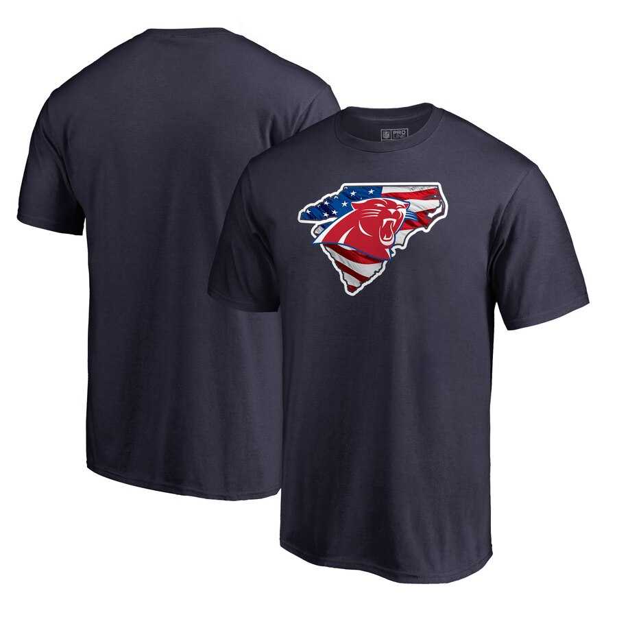 Carolina Panthers NFL Pro Line by Fanatics Branded Banner State T-Shirt Navy,We sell and wholesale Carolina Panthers NFL Pro Line by Fanatics Branded Banner State T-Shirt Navy on line form chian!
